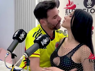 EloPodcast Explicitly Flirts with Ambar Prada, Exposing a Provocative Interview.