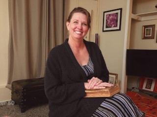 The Pastor’s mature wife, newly married to a young man, lures him while her husband’s away.