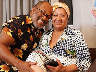 Elderly, plump woman, intimate chat, deep penetration.