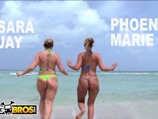 Pornstars Sara Jay, Phoenix Marie feature intensely in Hot content, showcasing their voluminous derrieres in scenes of wild penetration.