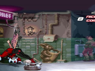 Harley eats Morrigan