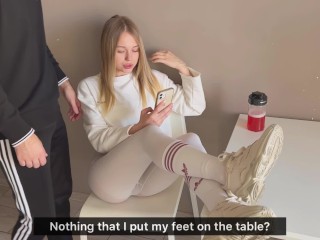 Defiant girlfriend flipped table leg, earned an unforgettable night.