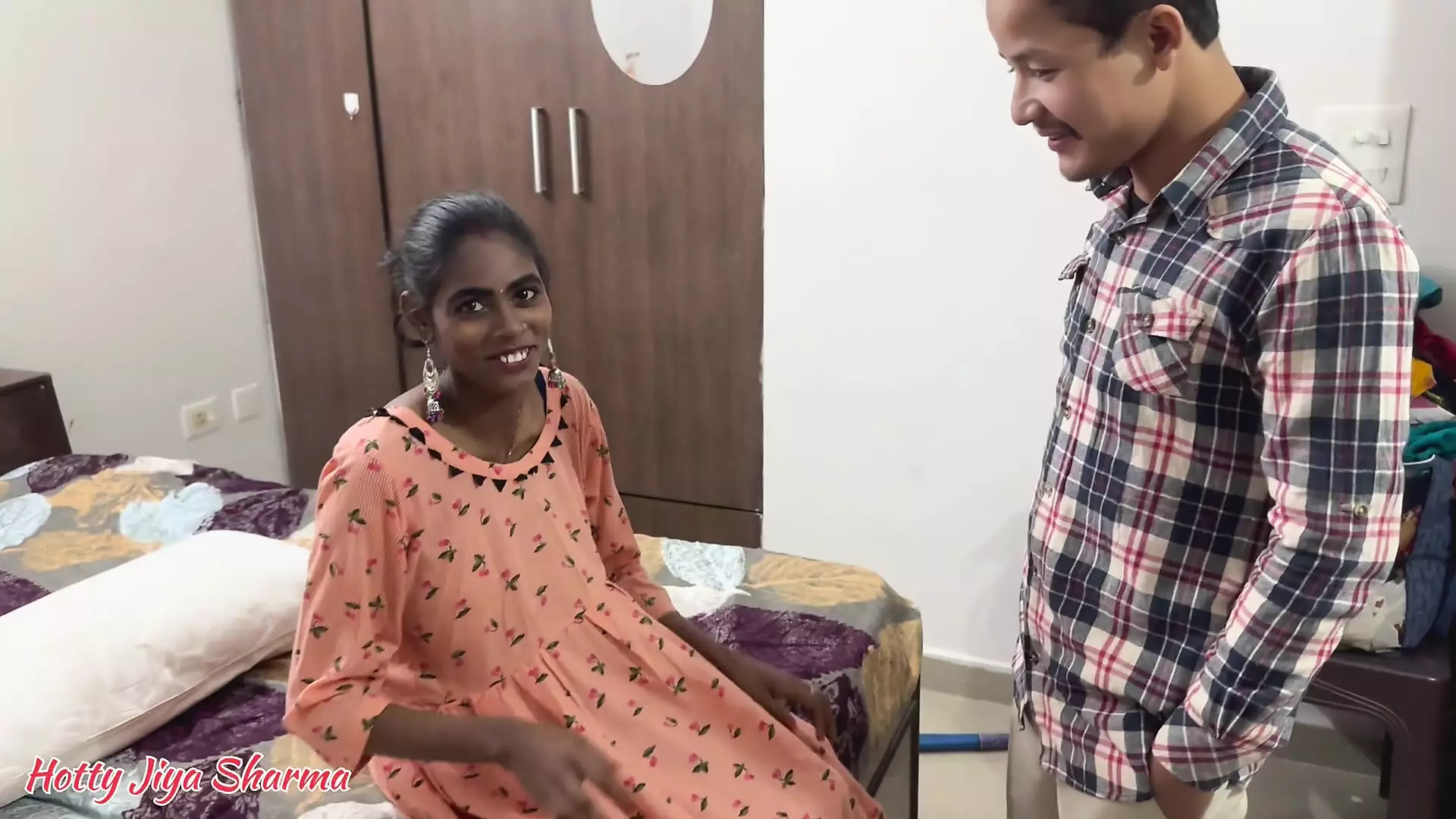 Sister-in-law indulges in flirtation, revealing huge curves.