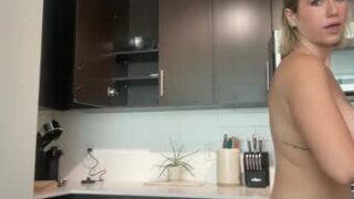 Jenn’s Exclusive Shapely boobs Show with Lovense Toy | Turned on & Wistful